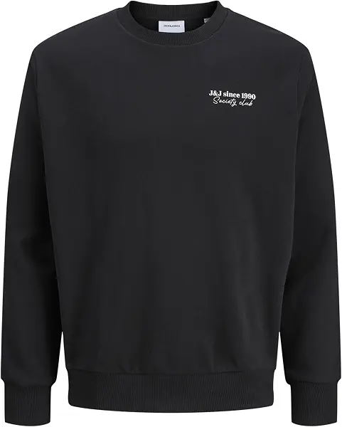 سعر ومواصفات JACK & JONES mens JJNINETY SWEAT CREW NECK Hooded Sweatshirt (B0DN4ZN4Z7) على Amazon EG