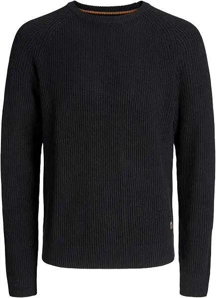 سعر ومواصفات JACK & JONES mens JJPANNEL KNIT CREW NECK AW25 Hooded Sweatshirt (B0DN27ZMXJ) على Amazon EG