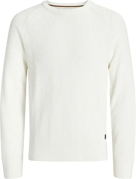 سعر ومواصفات JACK & JONES mens JJPANNEL KNIT CREW NECK AW25 Hooded Sweatshirt (B0DN285TXN) على Amazon EG