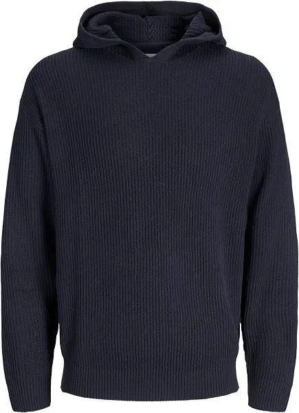 سعر ومواصفات JACK & JONES mens JJPANNEL KNIT HOODIE Hooded Sweatshirt - Sky Captain (B0DN4F5JD3) على Amazon EG