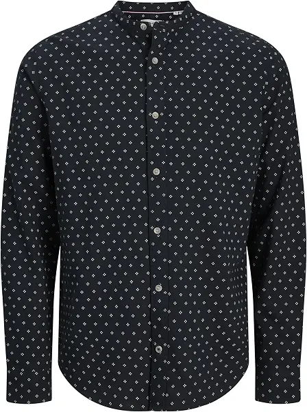 سعر ومواصفات JACK & JONES Mens JJPIERRE SLUB AOP BAND SHIRT LS Modern (pack of 1) (B0D43T9956) على Amazon EG