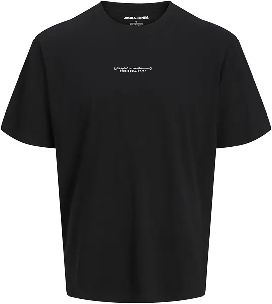 سعر ومواصفات JACK & JONES Mens JJRIKKIE TEE SS CREW NECK Modern (pack of 1) - Black (B0DN24JKMY) على Amazon EG