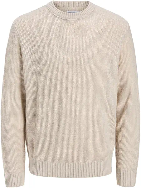 سعر ومواصفات JACK & JONES mens JJROY KNIT CREW NECK AW25 Hooded Sweatshirt (B0F1LPSQ5V) على Amazon EG