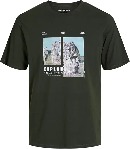 سعر ومواصفات JACK & JONES Mens JJRYU TEE SS CREW NECK Classic (pack of 1) - Duffel Bag (B0DN236VQS) على Amazon EG