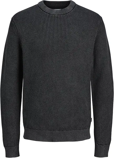 سعر ومواصفات JACK & JONES mens JJTANAKA KNIT CREW NECK Hooded Sweatshirt (B0DN21TS9S) على Amazon EG