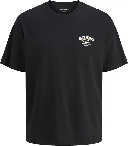 سعر ومواصفات JACK & JONES Mens JJYUKI TEE SS CREW NECK BF Modern - Black (B0DN21VBHT) على Amazon EG
