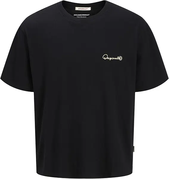 سعر ومواصفات JACK & JONES Mens JORACAPULCO TYPE TEE SS CREW NECK Classic (pack of 1) - Black (B0DFMYM46B) على Amazon EG