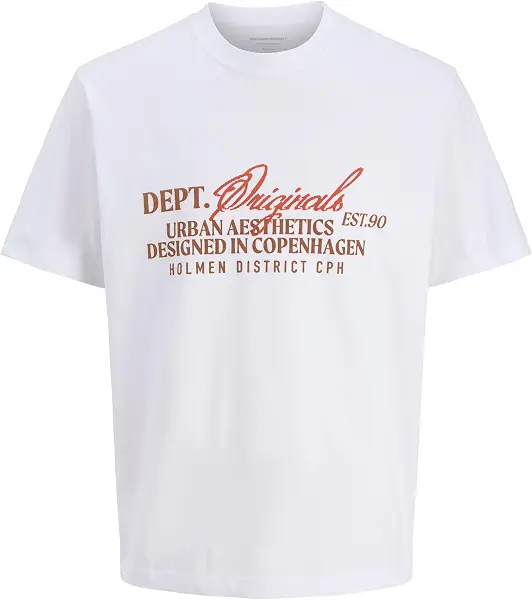 سعر ومواصفات JACK & JONES Mens JORBEDFORD TYPO TEE SS CN T-Shirts & Tops (B0DZD9XNF3) على Amazon EG