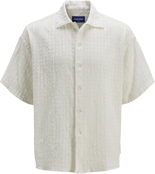 سعر ومواصفات JACK & JONES Mens JORBELLAGIO SEERSUCKER SHIRT SS Streetwear (pack of 1) - Cloud Dancer (B0DFMN8ZJZ) على Amazon EG