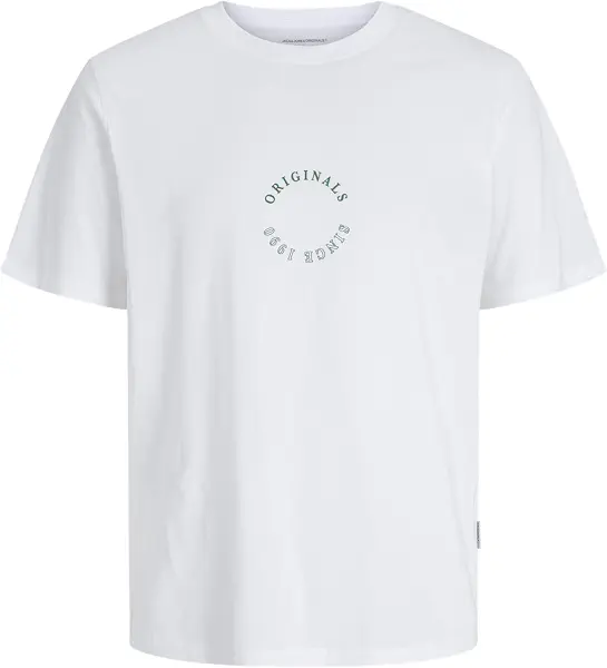 سعر ومواصفات JACK & JONES Mens JORBILLYBURG MINIMAL TEE SS CREW NECK Classic (pack of 1) - Bright White (B0DQLM9P97) على Amazon EG