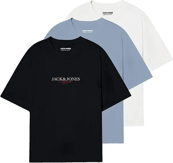 سعر ومواصفات JACK & JONES Mens JORBILLYBURG TEE SS CN 3PK MP FST Classic (pack of 1) (B0DW49MBDK) على Amazon EG