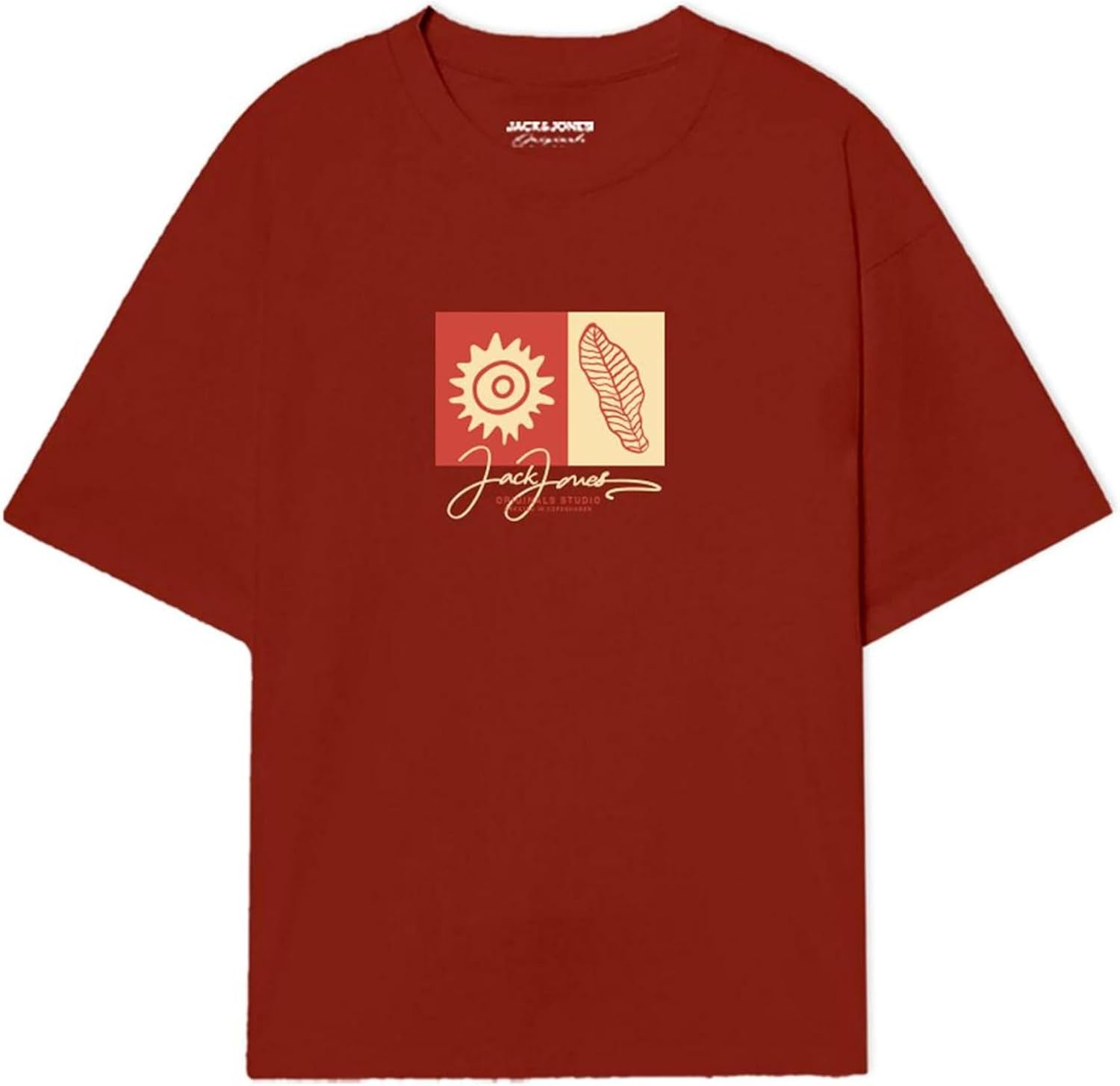 سعر ومواصفات JACK & JONES Mens JORCANGGU FRONT TEE SS CREW NECK FST Classic (pack of 1) (B0DFMQ64GS) على Amazon EG