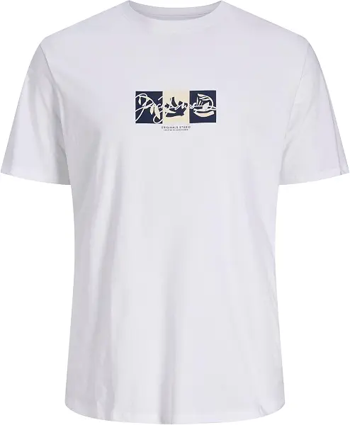 سعر ومواصفات JACK & JONES Mens JORCANGGU FRONT TEE SS CREW FST PLS Classic (pack of 1) (B0DFMSPFR6) على Amazon EG