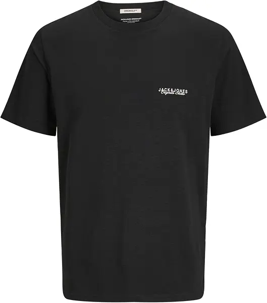 سعر ومواصفات JACK & JONES Mens JORCANGGU SLUB ELEMENT BACK TEE SS CN Classic (pack of 1) - Black (B0DFMGY8Q1) على Amazon EG