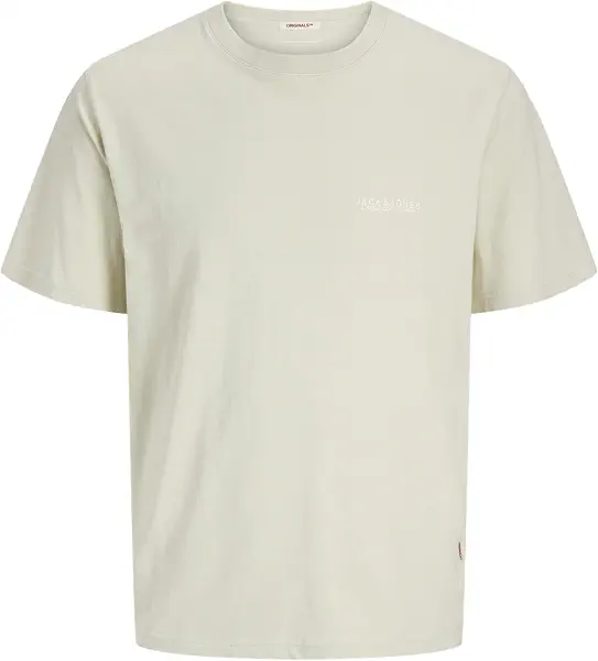 سعر ومواصفات JACK & JONES Mens JORCANGGU SLUB ELEMENT BACK TEE SS CN Classic (pack of 1) - Celadon Tint (B0DFMJVY5L) على Amazon EG