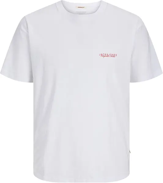 سعر ومواصفات JACK & JONES Mens JORCANGGU SLUB ELEMENT BACK TEE SS CN Classic (pack of 1) - Bright White (B0DFMKQZHZ) على Amazon EG