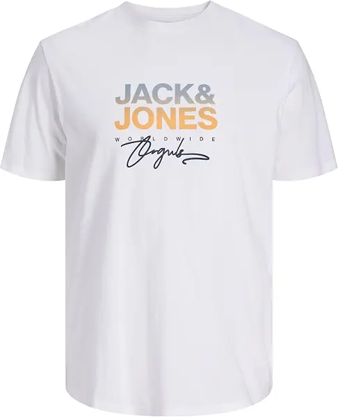 سعر ومواصفات JACK & JONES Mens JORCANGGU TEE SS CREW NECK FST PLS Classic (pack of 1) - Bright White (B0DFMXPKBD) على Amazon EG
