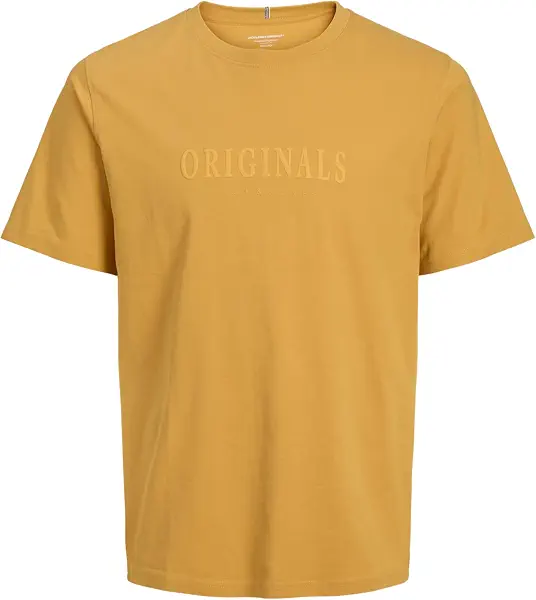 سعر ومواصفات JACK & JONES Mens JORFREDERIKSBERG TEE SS CREW NECK NOOS Classic (pack of 1) - Golden Apricot (B0D97Q7B3W) على Amazon EG