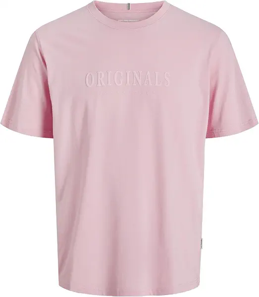 سعر ومواصفات JACK & JONES Mens JORFREDERIKSBERG TEE SS CREW NECK NOOS Classic (pack of 1) - Tickled Pink (B0DFH9VBZP) على Amazon EG