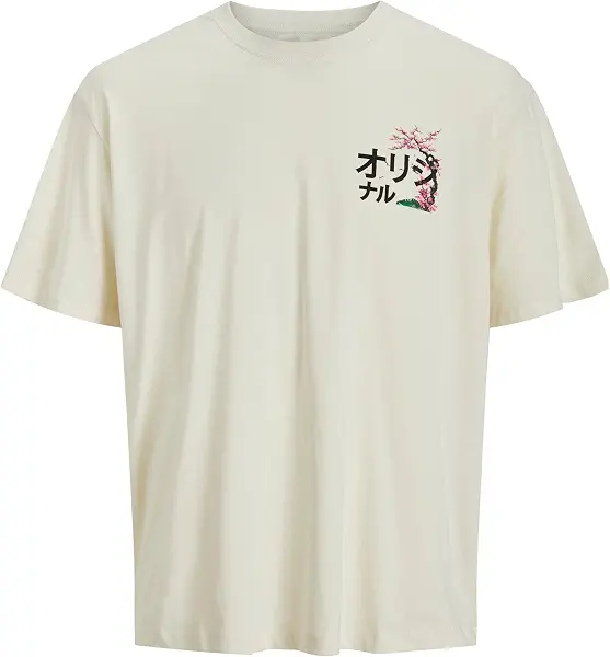 سعر ومواصفات JACK & JONES Mens JORFUJI TEE SS CREW NECK TG PLS Classic (pack of 1) - Antique White (B0DFMQ1L65) على Amazon EG
