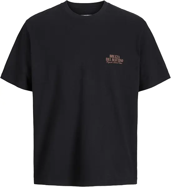 سعر ومواصفات JACK & JONES Mens JORHYDRA PHOTO TEE SS CREW NECK Classic (pack of 1) - Black (B0DFMGM98K) على Amazon EG