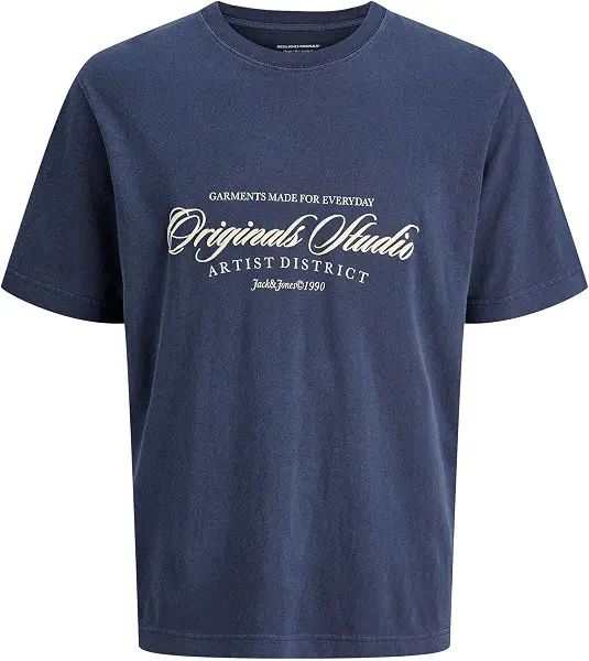 سعر ومواصفات JACK & JONES Mens JORINWOOD WASH TEE SS CREW NECK T-Shirts & Tops (B0DQLX4LD9) على Amazon EG