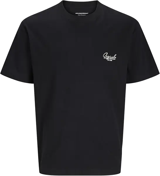 سعر ومواصفات JACK & JONES Mens JORISLINGTON TYPE GRAPHIC BACK TEE SS CN Modern - Black (B0D98WD4JD) على Amazon EG