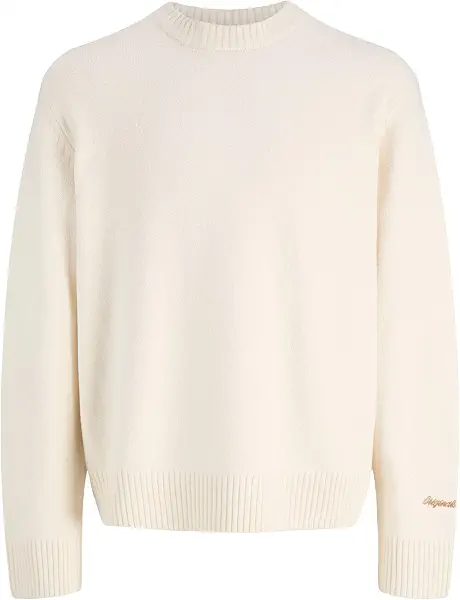 سعر ومواصفات JACK & JONES Mens JORNORREBRO KNIT CREW NECK SN Knit - Sea Salt (B0DQLV84Q9) على Amazon EG
