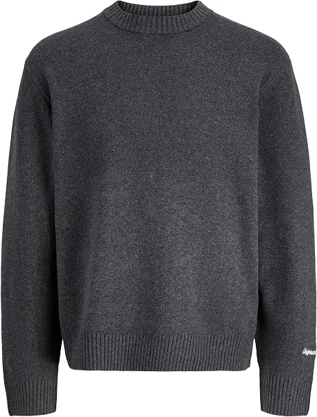 سعر ومواصفات JACK & JONES Mens JORNORREBRO KNIT CREW NECK SN Knit - Dark Grey Melange (B0DQLXDXZ8) على Amazon EG