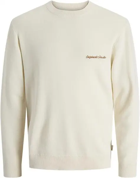 سعر ومواصفات JACK & JONES mens JORNORREBRO LIGHT KNIT CREW NECK SN Sweater (pack of 1) - Sea Salt (B0DQL96DNP) على Amazon EG