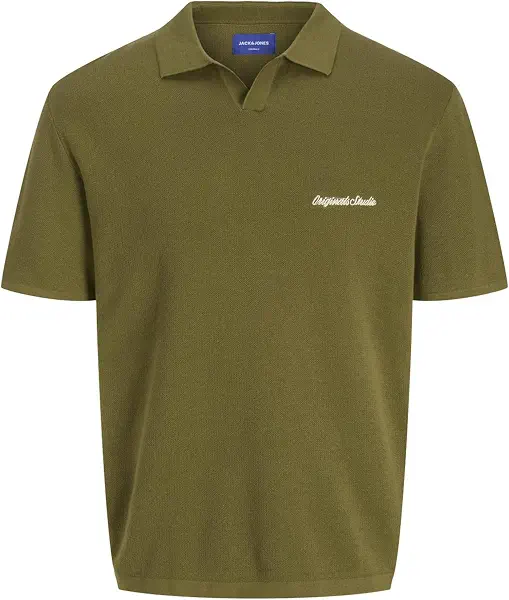 سعر ومواصفات JACK & JONES mens JORNORREBRO LIGHT KNIT SS POLO SN Sweater (pack of 1) - Olive Drab (B0DQLCGC91) على Amazon EG