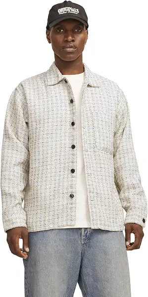 سعر ومواصفات JACK & JONES Mens JORRIDGEWOOD TEXTURE OVERSHIRT LS Modern (B0CXQXHSL2) على Amazon EG