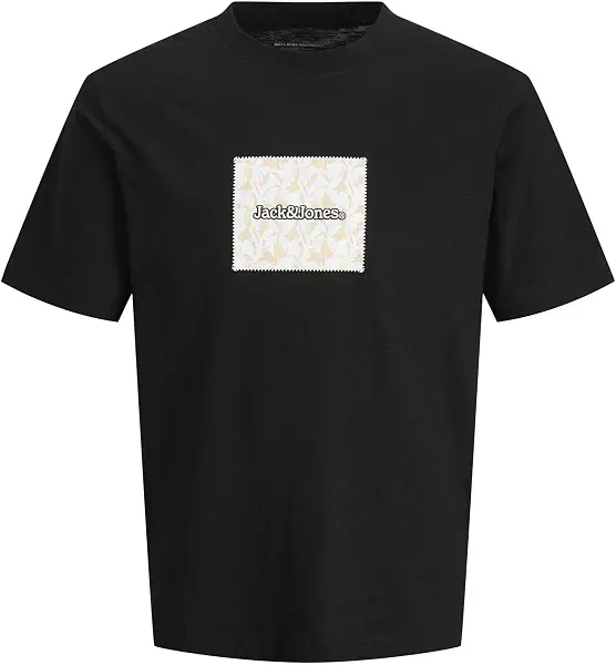 سعر ومواصفات JACK & JONES Mens JORSPLIT AOP BRANDING TEE SS CREW NECK Modern (B0D98PVCCQ) على Amazon EG