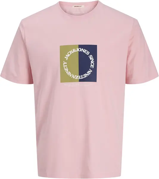 سعر ومواصفات JACK & JONES Mens JORTAVIRA BRANDING TEE SS CREW NECK Classic (pack of 1) - Tickled Pink (B0DFHCFPC3) على Amazon EG