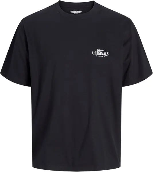 سعر ومواصفات JACK & JONES Mens JORURBAN EDGE GRAPHIC TEE SS CN LN Modern - Black (B0D98MPXFG) على Amazon EG