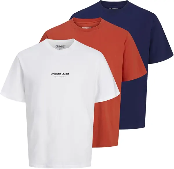 سعر ومواصفات JACK & JONES Mens JORVESTERBRO TEE SS CREW NECK 3PK MP Modern (pack of 3) (B0DFDVR6SL) على Amazon EG