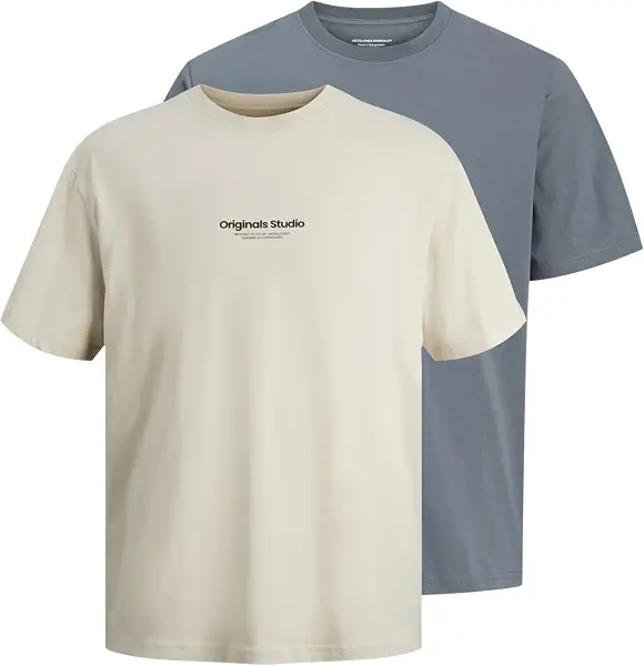 سعر ومواصفات JACK & JONES Mens JORVESTERBRO TEE SS CREW NECK 2PK MP Modern (pack of 2) (B0DFDWRBQR) على Amazon EG