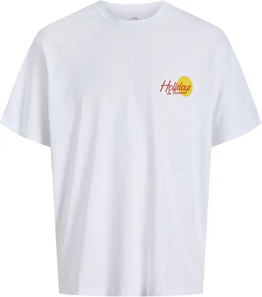 سعر ومواصفات JACK & JONES Mens JORWOWIE TEE SS CREW NECK TG Classic (pack of 1) - Bright White (B0DFMBYBDY) على Amazon EG