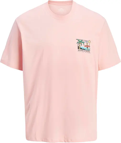 سعر ومواصفات JACK & JONES Mens JORWOWIE TEE SS CREW NECK TG Classic (pack of 1) - Tickled Pink (B0DFMDB3GG) على Amazon EG