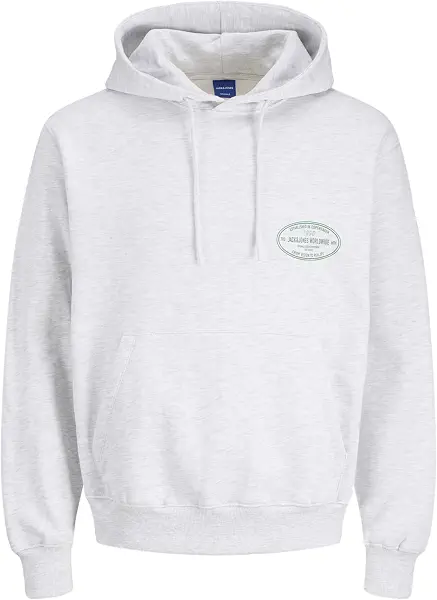 سعر ومواصفات JACK & JONES mens JORYORK GRAPHIC SWEAT HOOD Sweater (pack of 1) - Bright White (B0DQL4XYNP) على Amazon EG