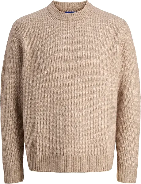 سعر ومواصفات JACK & JONES mens JORYORK OLLIE KNIT CREW NECK Sweater (pack of 1) - Mocha Meringue (B0DQLDX5YB) على Amazon EG