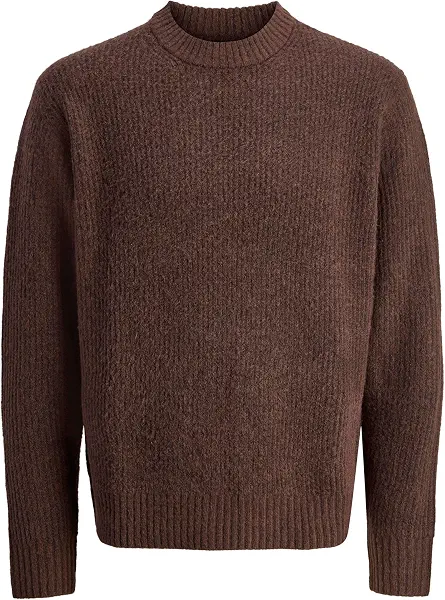 سعر ومواصفات JACK & JONES mens JORYORK OLLIE KNIT CREW NECK Sweater (pack of 1) - Deep Mahogany (B0DQLHV6CK) على Amazon EG