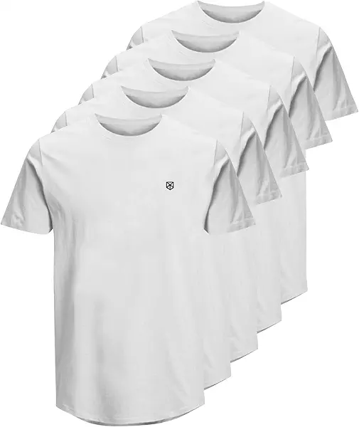 سعر ومواصفات JACK & JONES Mens JPRBLABRODY TEE SS CREW NECK 5PK MP NOOS Modern (pack of 5) - White (B0DFDQ14PS) على Amazon EG