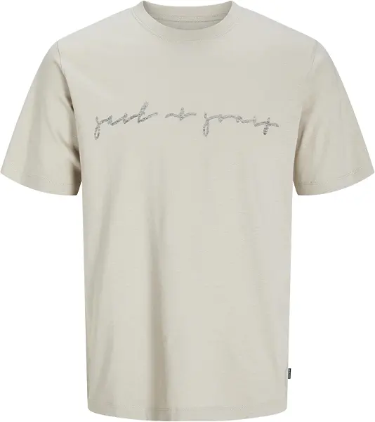 سعر ومواصفات JACK & JONES Mens JPRBLACARTER SS TEE Modern - Silver Lining (B0D972YY7J) على Amazon EG
