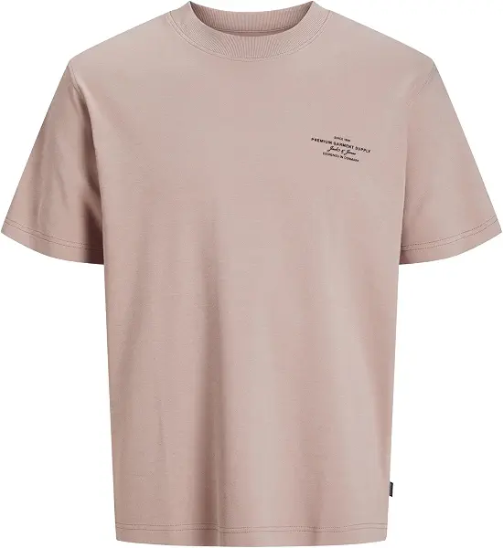 سعر ومواصفات JACK & JONES Mens JPRBLACHAD BRANDING SS CREW NECK TEE SN Modern (pack of 1) - Adobe Rose (B0D9CFTB3V) على Amazon EG