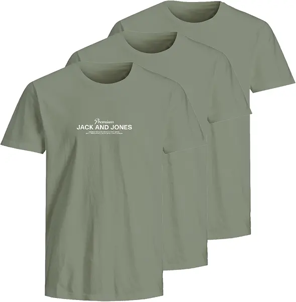 سعر ومواصفات JACK & JONES Mens JPRBLAFERRIS SS TEE CREW NECK FST 3PK MP Classic (pack of 1) (B0DKFWQK2P) على Amazon EG