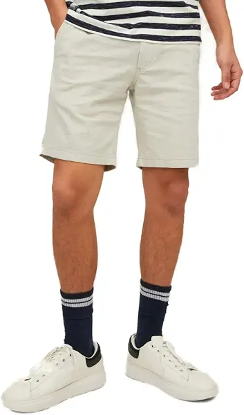 سعر ومواصفات JACK & JONES Mens Jpstdave Jjlinen Shorts Akm chino (pack of 1) - Wrought Iron (B0B6C5XFBQ) على Amazon EG