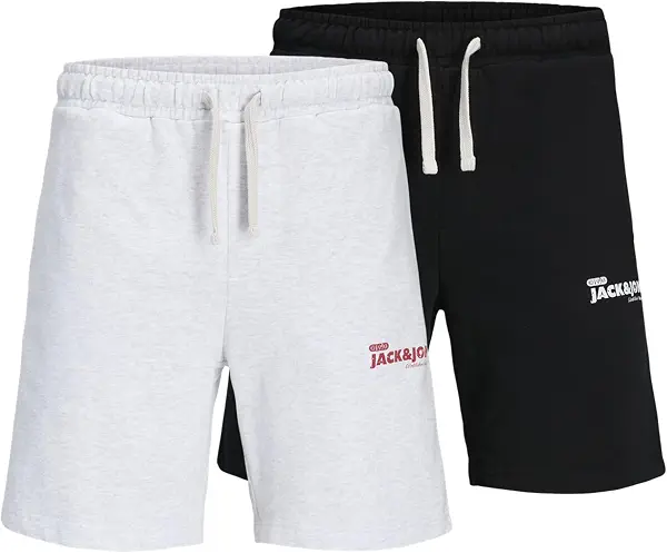 سعر ومواصفات JACK & JONES mens JPSTGORDON CHARGE PRINT SWEATSHORTS 2PMP Cargo Shorts (pack of 1) (B0DKFVMKQC) على Amazon EG