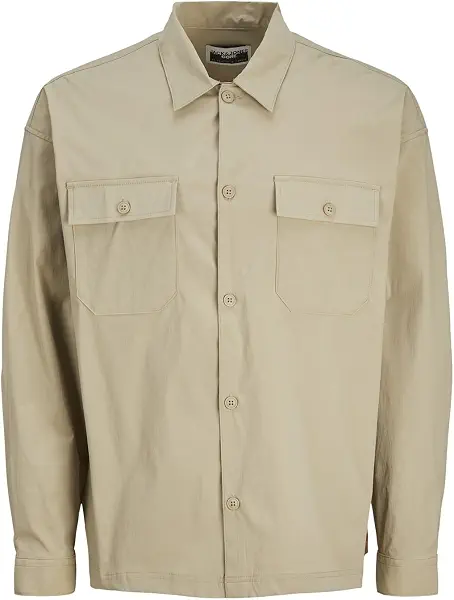سعر ومواصفات JACK & JONES Mens Outdoor Long-Sleeves Modern (pack of 1) - Crockery (B0CXY16B5B) على Amazon EG