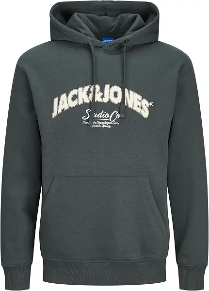 سعر ومواصفات JACK & JONES mens Plus Size Bronx Arch Big Hooded Hooded Sweatshirt (pack of 1) (B0DD3CVZ79) على Amazon EG